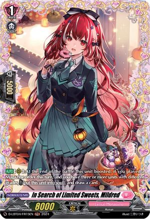 In Search of Limited Sweets, Mildred (FR) (D-LBT04/FR15EN) - D-LBT04: Lyrical Monasterio ~Trick or Trick!~