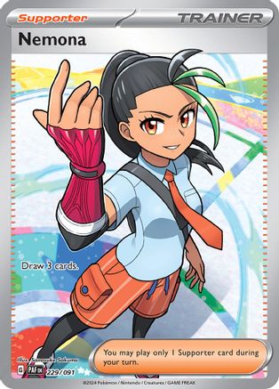 Nemona 229/091  - Holofoil SV Paldean Fates - Ultra Rare