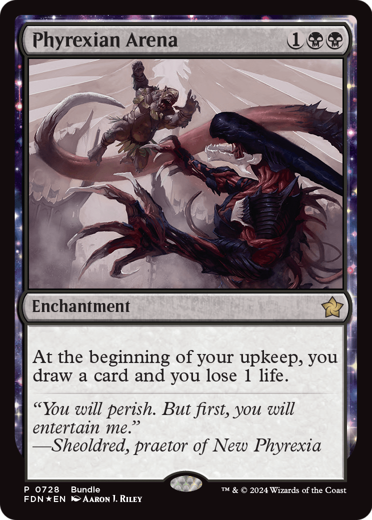 Phyrexian Arena (FDN Bundle) [UMP - 728]