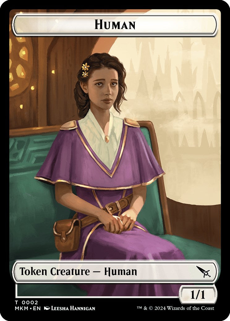 Human // Ogre Double-Sided Token [MKC - 2 // 14]