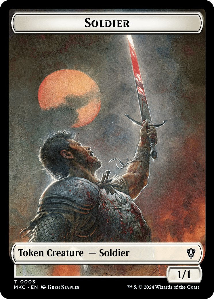 Soldier // Ogre Double-Sided Token [MKC - 3 // 14]