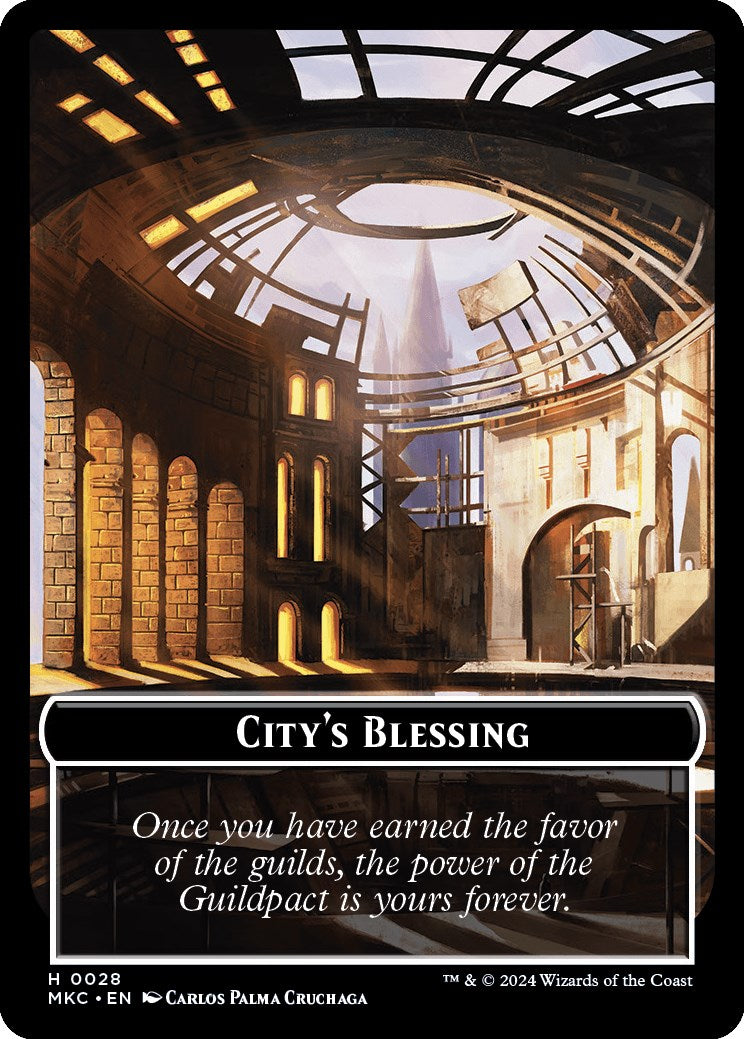 City's Blessing // Human Soldier Double-Sided Token [MKC - 28 // 2]