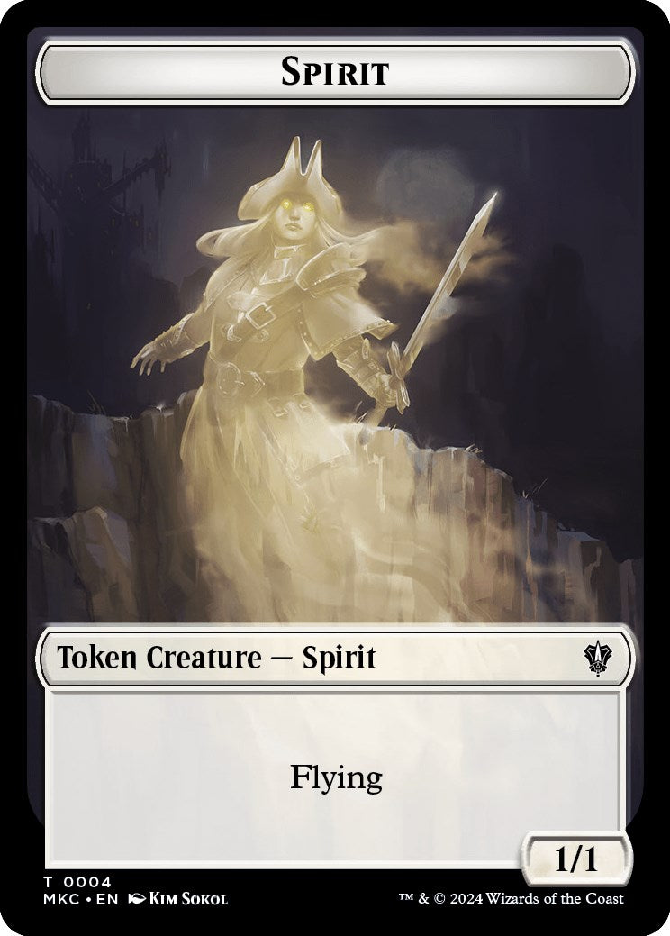 Spirit // Phyrexian Germ Double-Sided Token [MKC - 4 // 10]