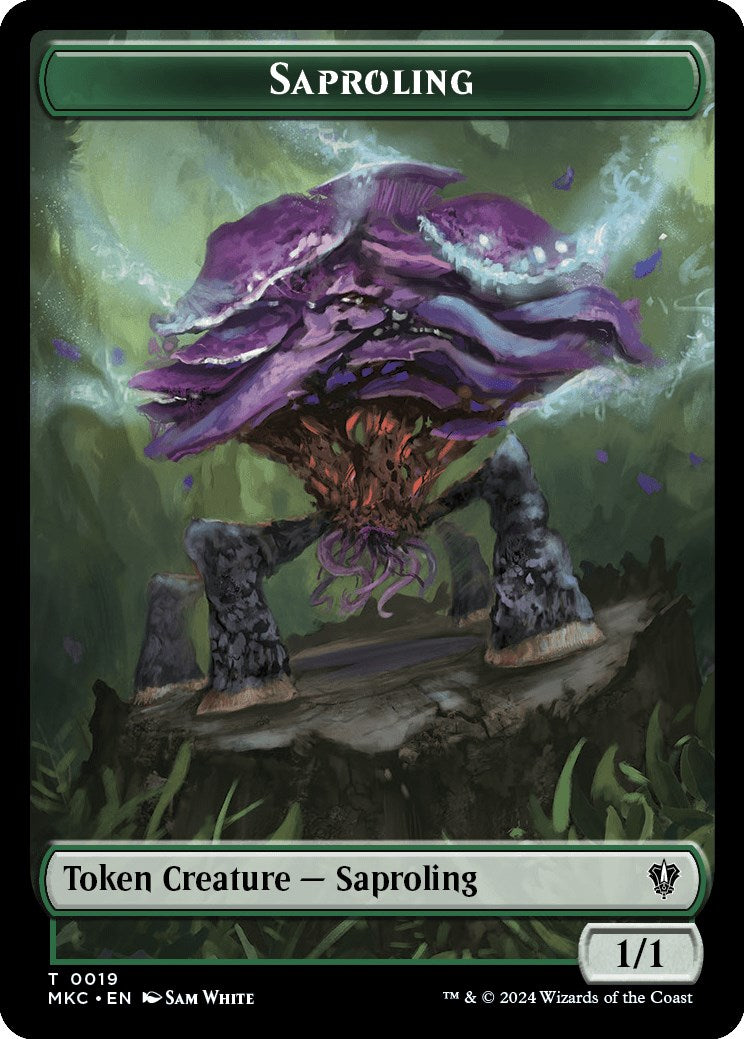 Saproling // Manifest Double-Sided Token [MKC - 19 // 29]