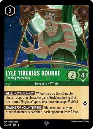 Lyle Tiberius Rourke - Cunning Mercenary [3 - 78/204]