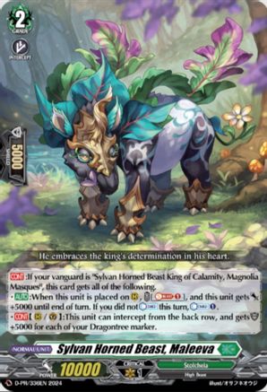 Sylvan Horned Beast, Maleeva (D-PR/336EN) - D Promo Cards