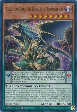 Chaos Emperor, the Dragon of Armageddon [BLC1 - BLC1-EN026]