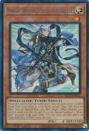 Sage with Eyes of Blue (Silver) [BLC1 - BLC1-EN014]