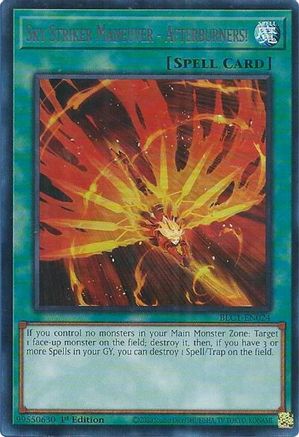 Sky Striker Maneuver - Afterburners! (Silver) [BLC1 - BLC1-EN024]