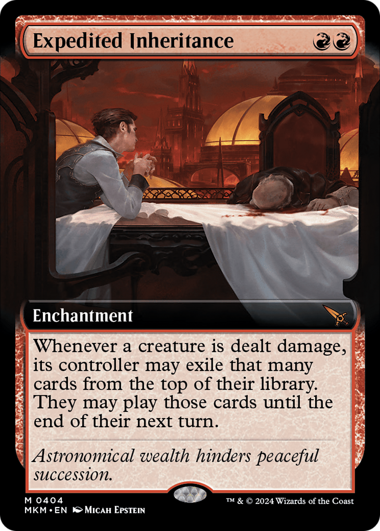 Expedited Inheritance (Extended Art) (MKM-404) - Murders at Karlov Manor: (Extended Art) Foil