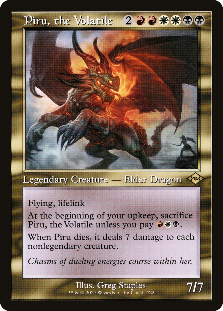 Piru, the Volatile (Retro Frame) [MH2 - 422]