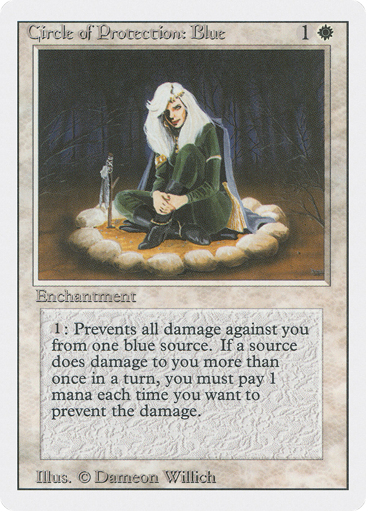 Circle of Protection: Blue [3ED - N/A]