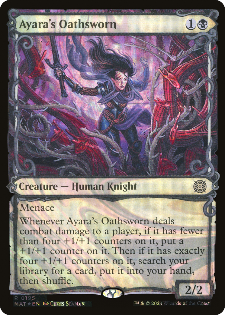 Ayara's Oathsworn (Halo Foil) [MAT - 195]
