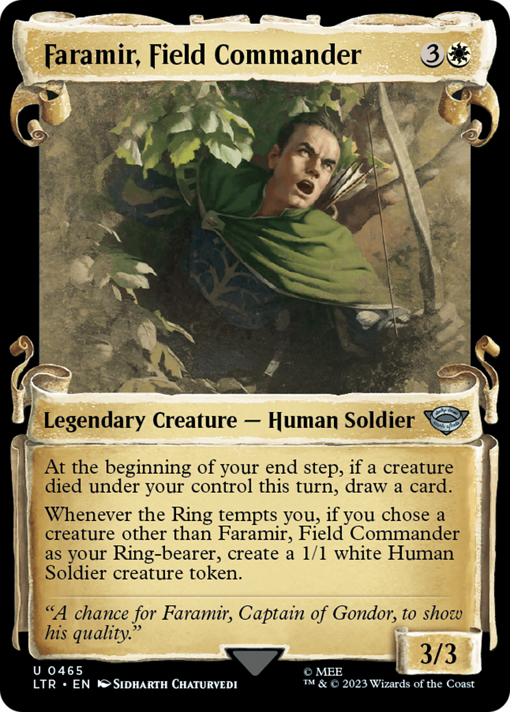 Faramir, Field Commander (Showcase Scrolls) [LTR - 465]