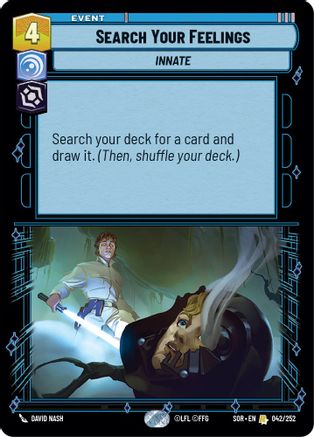 Search Your Feelings (042/252) - Spark of Rebellion Foil