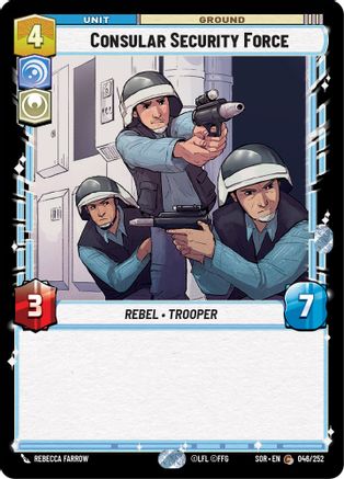 Consular Security Force (046/252) - Spark of Rebellion Foil