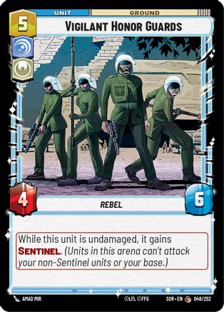 Vigilant Honor Guards (048/252) - Spark of Rebellion Foil