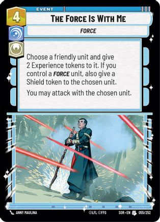 The Force is With Me (055/252) - Spark of Rebellion Foil