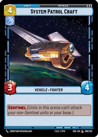 System Patrol Craft (066/252) - Spark of Rebellion Foil