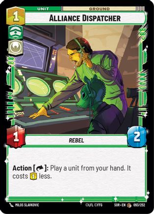 Alliance Dispatcher (093/252) - Spark of Rebellion Foil