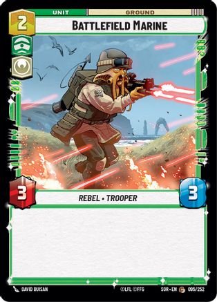 Battlefield Marine (095/252) - Spark of Rebellion Foil