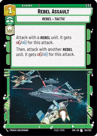 Rebel Assault (103/252) - Spark of Rebellion Foil