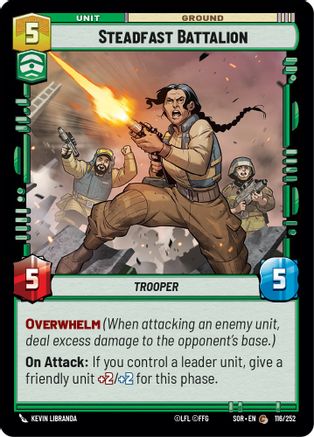 Steadfast Battalion (116/252) - Spark of Rebellion Foil
