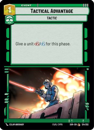Tactical Advantage (124/252) - Spark of Rebellion Foil