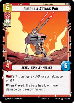 Guerilla Attack Pod (148/252) - Spark of Rebellion Foil