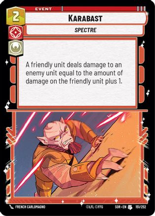 Karabast (151/252) - Spark of Rebellion Foil