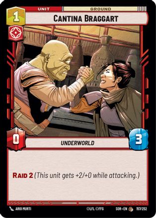 Cantina Braggart (157/252) - Spark of Rebellion Foil