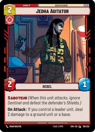 Jedha Agitator (158/252) - Spark of Rebellion Foil