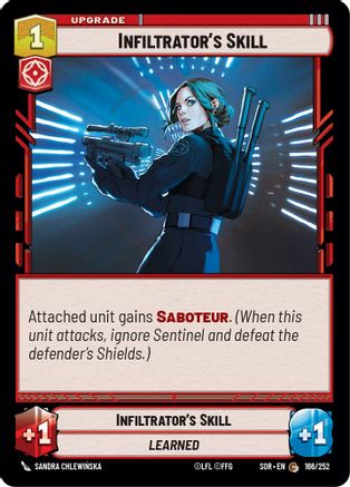 Infiltrator's Skill (166/252) - Spark of Rebellion Foil