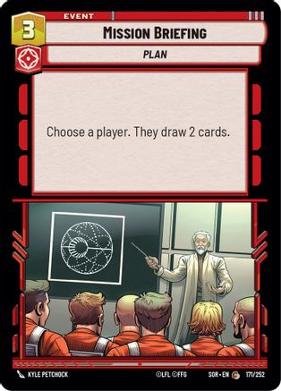 Mission Briefing (171/252) - Spark of Rebellion Foil
