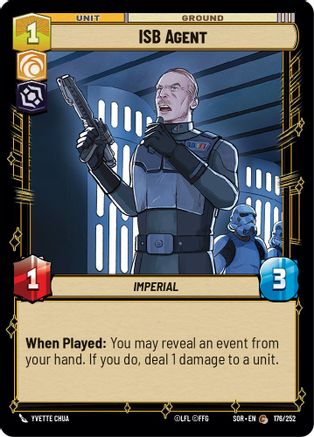 ISB Agent (176/252) - Spark of Rebellion Foil