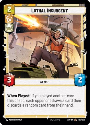 Lothal Insurgent (190/252) - Spark of Rebellion Foil