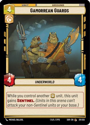 Gamorrean Guards (211/252) - Spark of Rebellion Foil