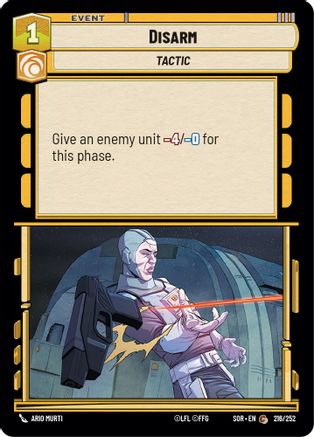 Disarm (216/252) - Spark of Rebellion Foil