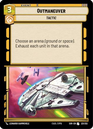 Outmaneuver (221/252) - Spark of Rebellion Foil