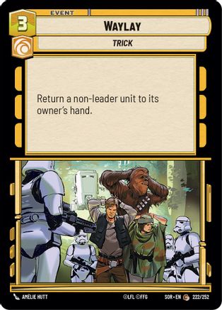 Waylay (222/252) - Spark of Rebellion Foil