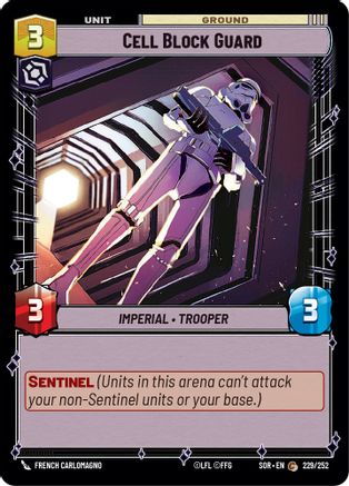 Cell Block Guard [SOR - 229/252]