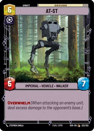 AT-ST (232/252) - Spark of Rebellion Foil