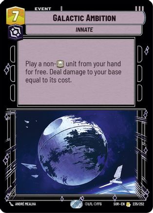 Galactic Ambition (235/252) - Spark of Rebellion Foil