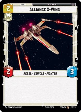 Alliance X-Wing (237/252) - Spark of Rebellion Foil