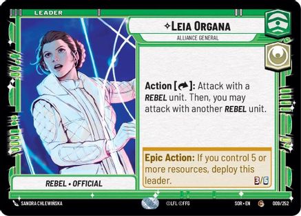 Leia Organa - Alliance General [SOR - 009/252]