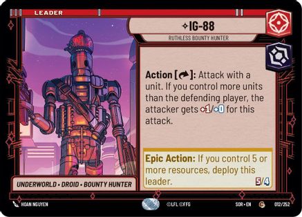 IG-88 - Ruthless Bounty Hunter [SOR - 012/252]