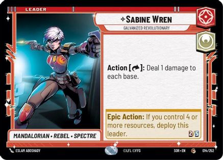 Sabine Wren - Galvanized Revolutionary [SOR - 014/252]