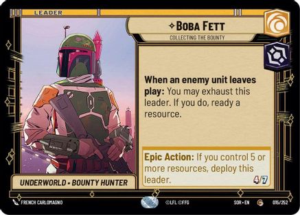 Boba Fett - Collecting the Bounty [SOR - 015/252]