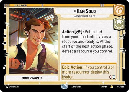 Han Solo - Audacious Smuggler [SOR - 017/252]