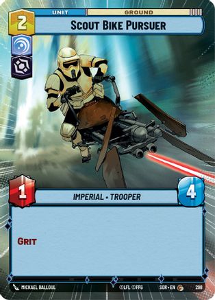 Scout Bike Pursuer (Hyperspace) (298) - Spark of Rebellion Foil